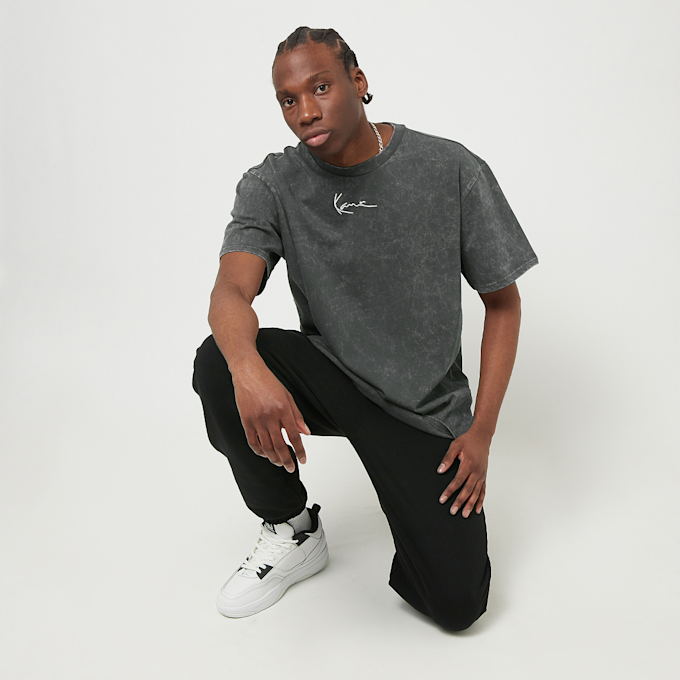 Karl Kani Small Signature Washed Heavy Jersey Skull Tee cinzento 22976 5