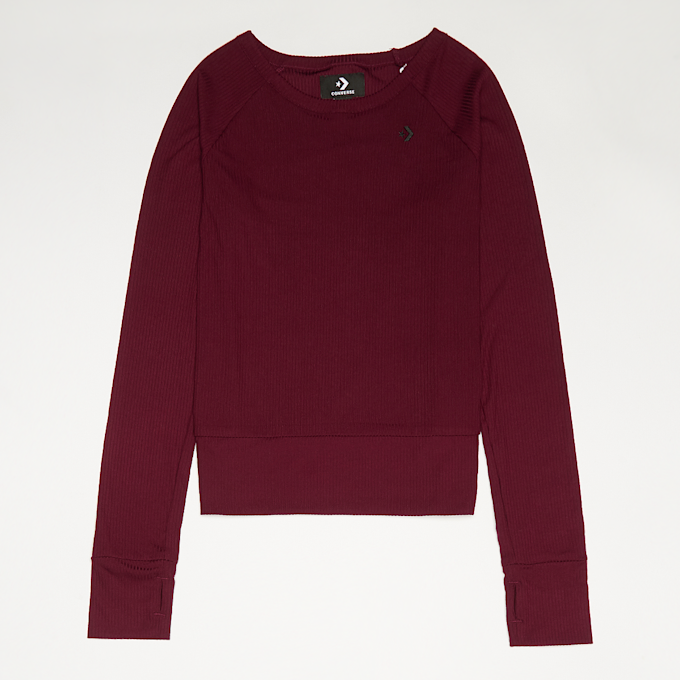 Converse Long Sleeve Cardigan Knit Top weiß 23795 1
