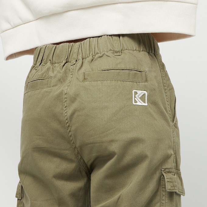 Karl Kani Small Signature Washed Cargo Pants zielony 23877 6