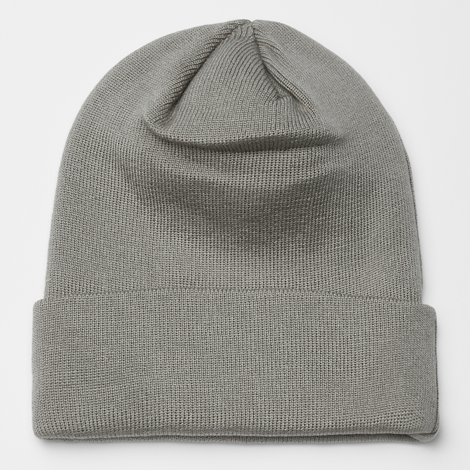 SNIPES Woven Label Basic Logo Beanie siva 24628 2