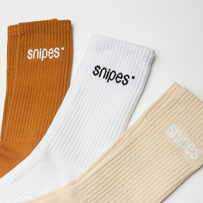 SNIPES 3 PACK - Basic Logo Crew Socks višebojno 24648 2