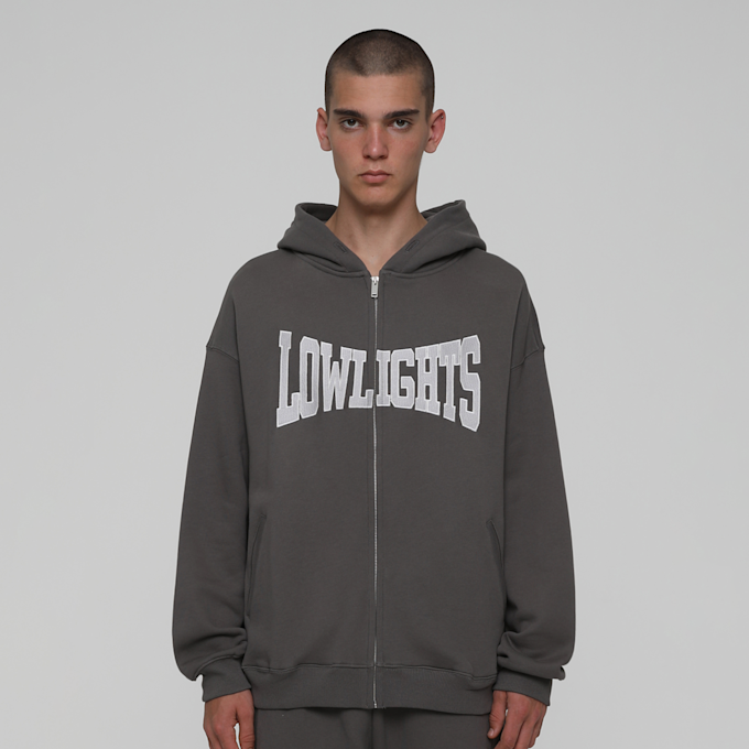 Low Lights Studios Boxer Zip-Hoodie Grau 24679 1