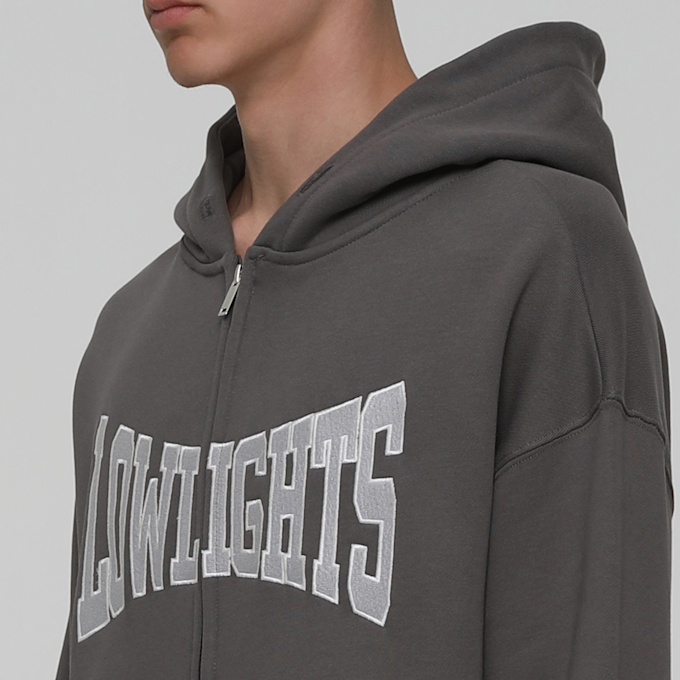 Low Lights Studios Boxer Zip-Hoodie Grau 24679 3