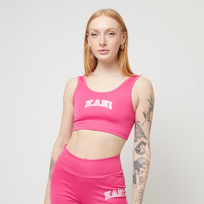 Karl Kani Small Serif Bustier Top Pink 24697 1