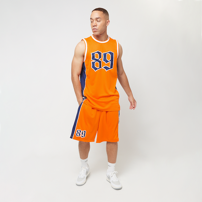 Karl Kani OG Block Basketball Tank Orange 24727 6