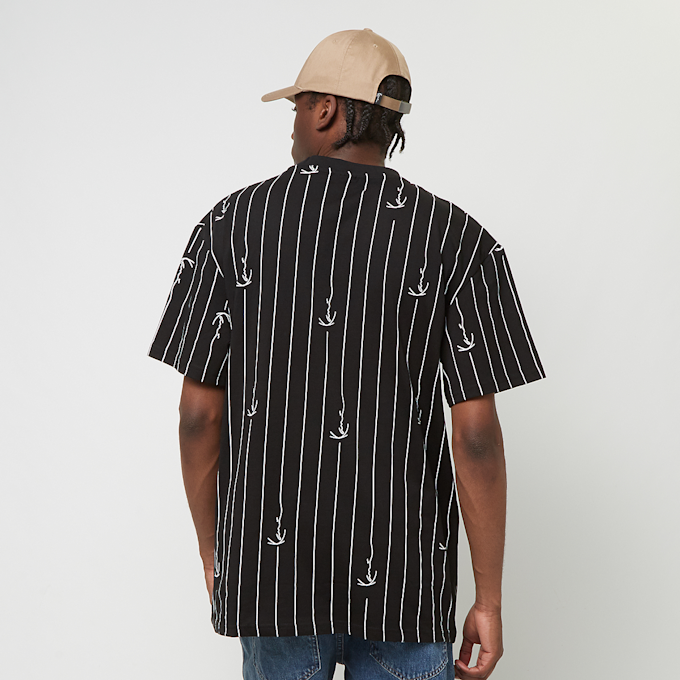 Karl Kani Small Signature Logo Pinstripe Tee noir 24730 2