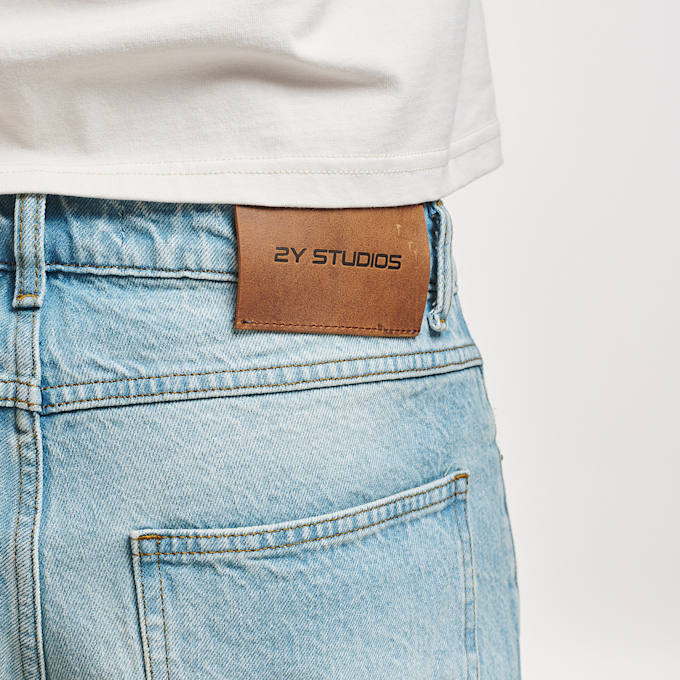 2Y STUDIOS Amaru Ankle Straight Jeans Blau 24751 3