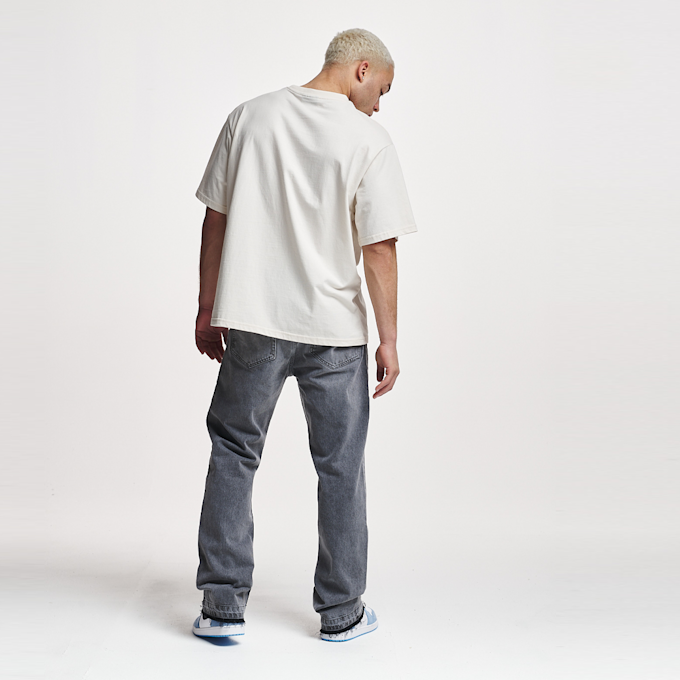 2Y STUDIOS Arun Open Hem Straight Jeans grijs 24752 2