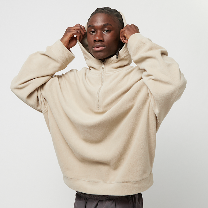 Urban Classics Oversized Polar Fleece Half Zip Hoody beige 25017 1