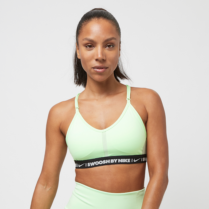 Nike   Indy Light-Support Padded V-Neck Sports Bra grün 28149 1