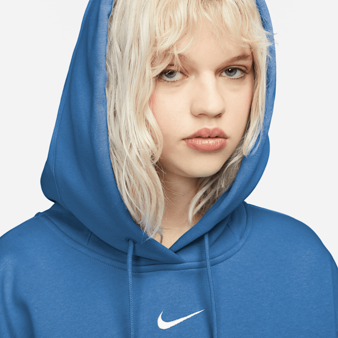 Nike Sportswear Phoenix Fleece Oversized Hoodie Blau 28167 3