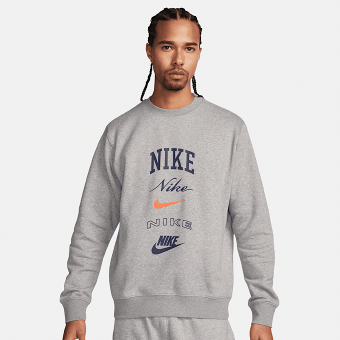 Nike   Club Basketball Crew Stack GX grau 28260 1