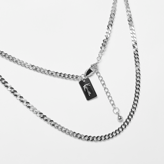 Karl Kani Signature Bold Chain argento 28610 2