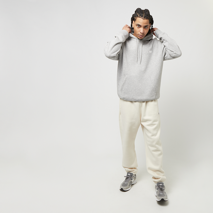 New Balance Small Logo Brushed Hoodie grigio 28877 4