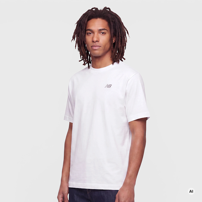 New Balance Small Logo T-Shirt weiß 28886 1