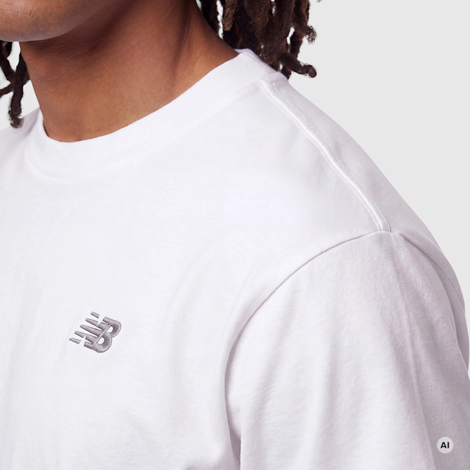 New Balance Small Logo T-Shirt weiß 28886 3
