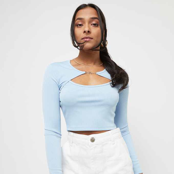 Sixth June Jewelery Crop Top Blau 28910 1