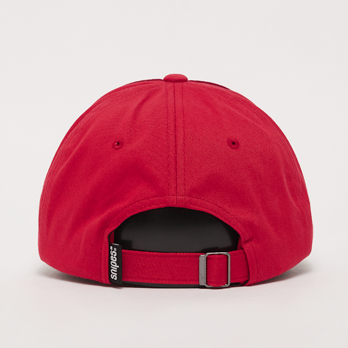 SNIPES Slanted Logo Contrast Piping Baseball Cap rosso 28939 2