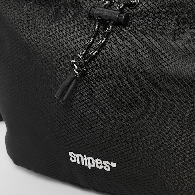 SNIPES Basic Logo Ripstop Pouch Bag Nero 28956 4