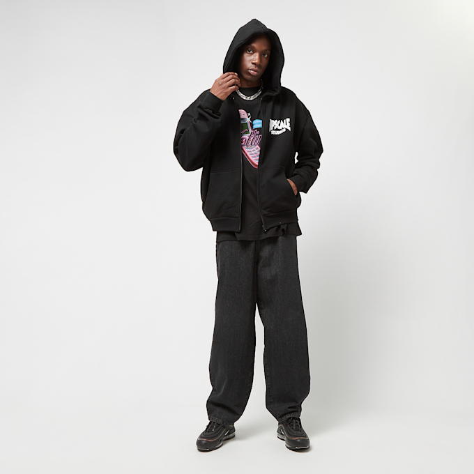 Upscale by Mister Tee Upscale Studios Ultra Heavy Oversize Zip Jacket Schwarz 29065 6