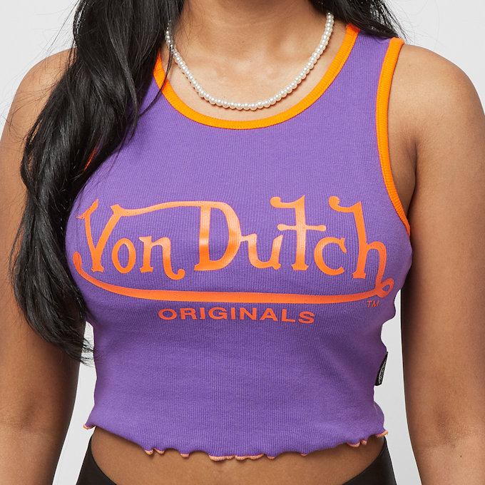 Von Dutch Originals Ashley Tops Cotton Rib Weiß 29284 3