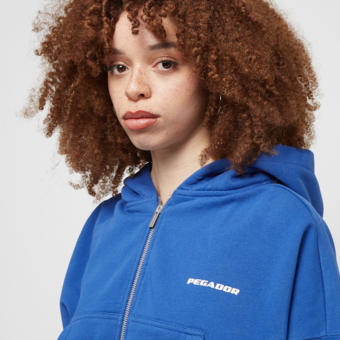 Pegador Marla Cropped Zip Hoodie azul 29319 3