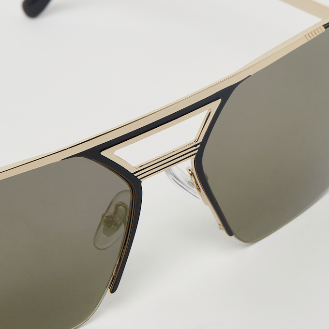 SNIPES Piloten Sonnenbrille Gold 29423 3