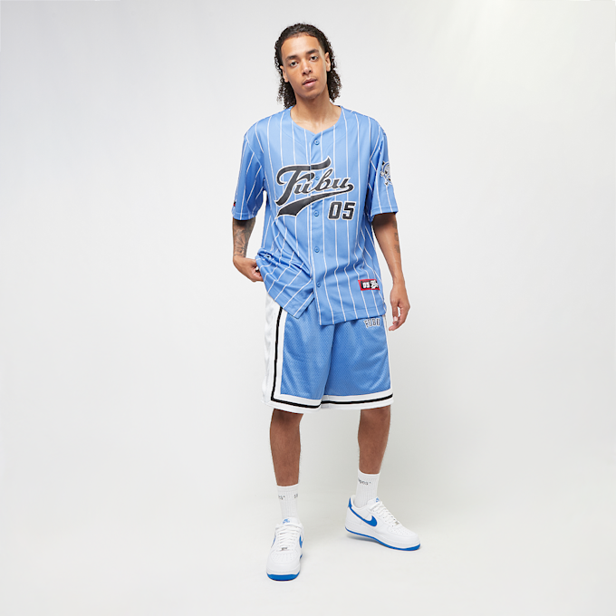 FUBU College Mesh Shorts Blau 30145 5