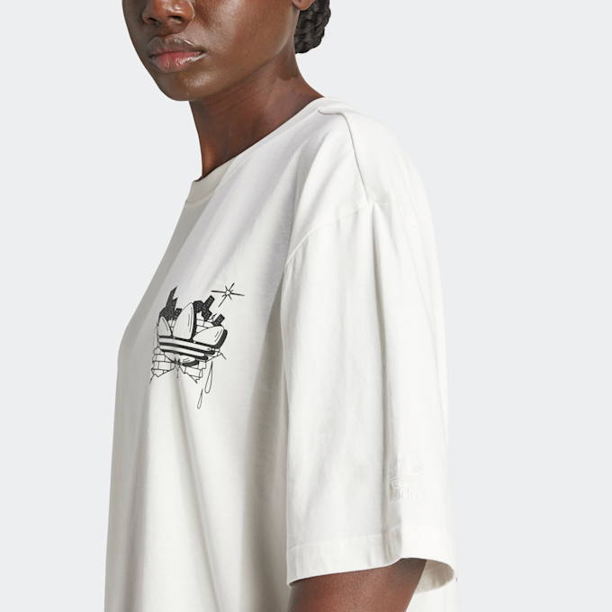 adidas Originals Graffiti Graphic T-Shirt blanc 30201 3
