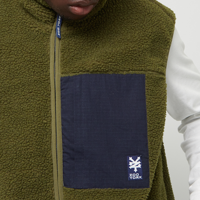 Zoo York Sherpa Vest zielony 30241 3
