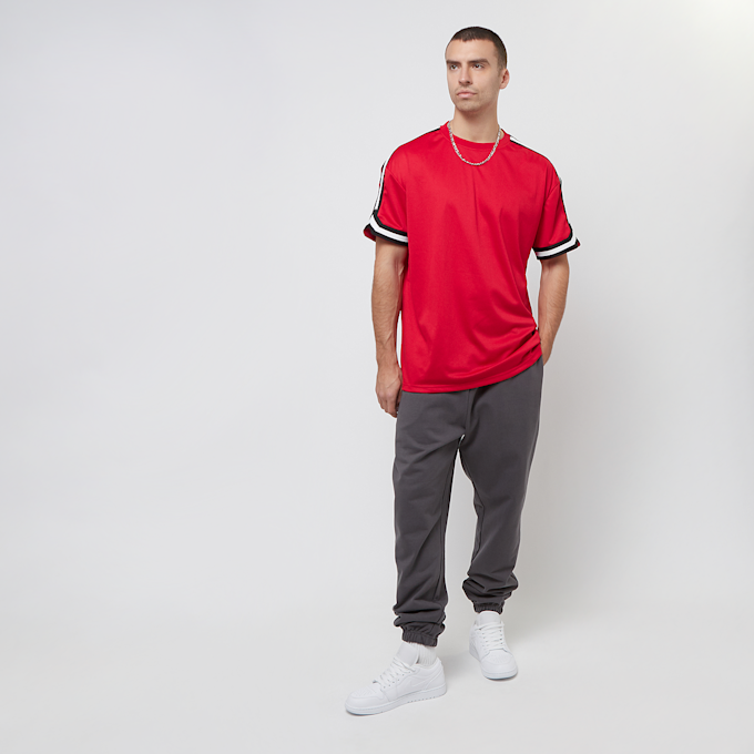 Urban Classics Oversized Stripes Mesh Tee rosso 30565 5