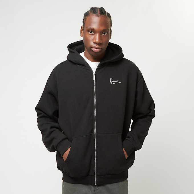 Karl Kani Chest Signature Essential Oversized Zip Hoodie noir 30691 1