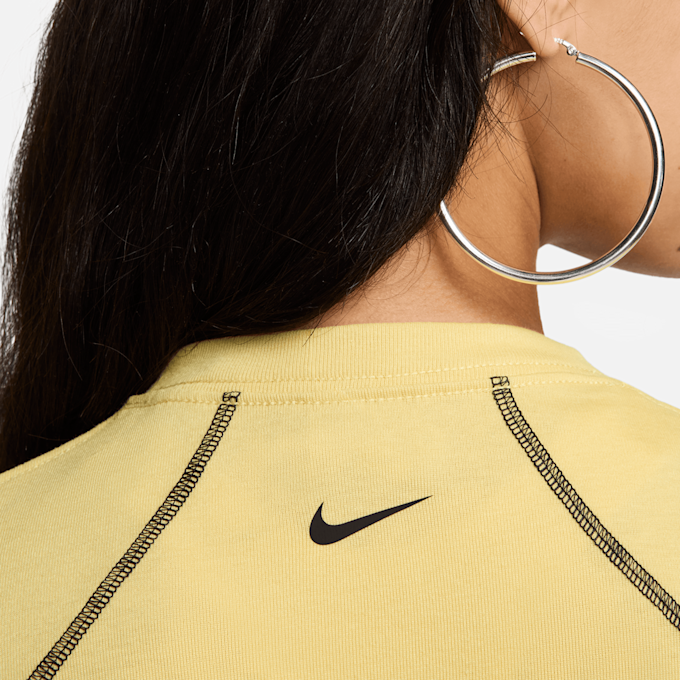 Nike Sportswear Short-Sleeve Kleid gelb 30925 5