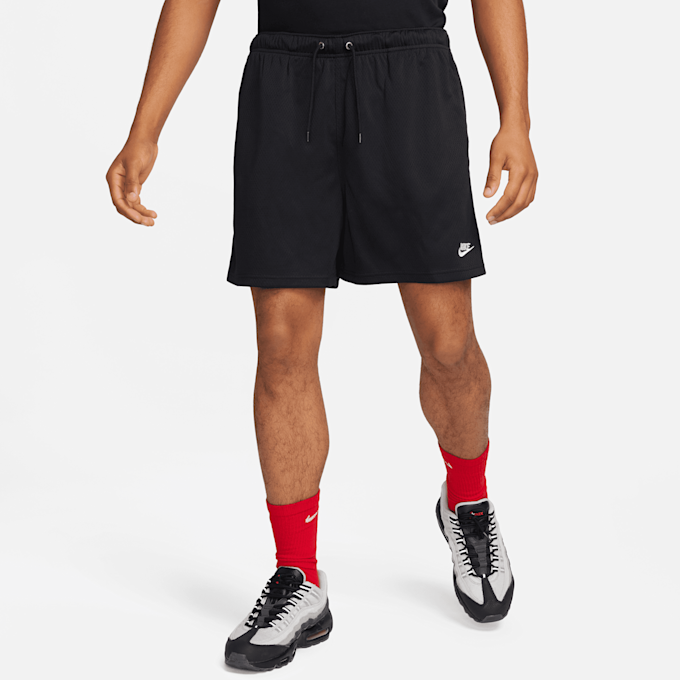 Nike Club Mesh-Flow-Shorts Schwarz 31224 1