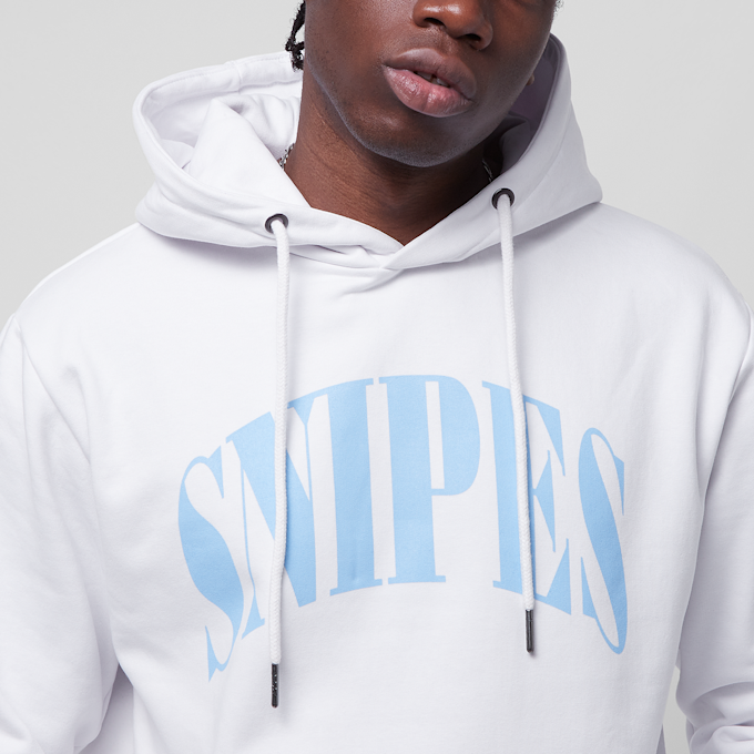 SNIPES Serif Logo Hoodie blanco 31706 3
