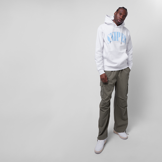 SNIPES Serif Logo Hoodie weiß 31706 4
