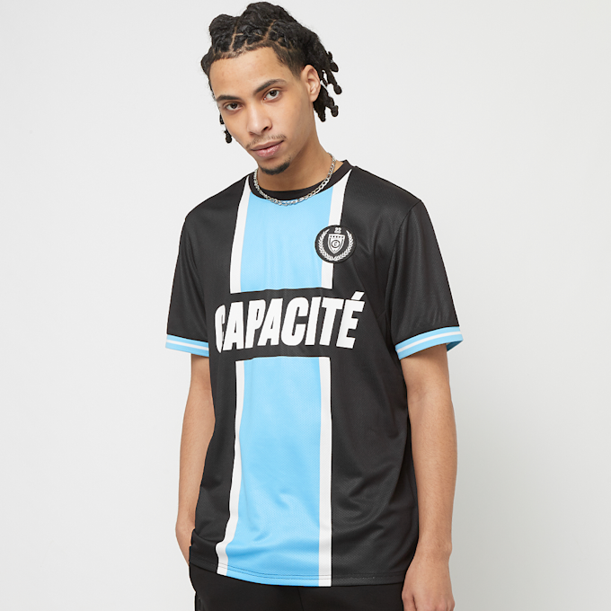 Capacité Striped Jersey negro 31914 1