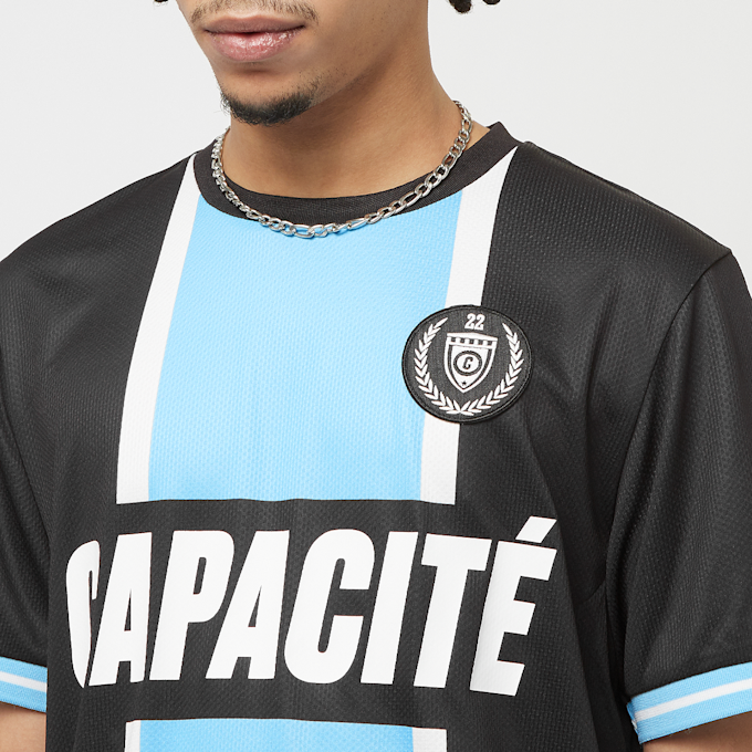 Capacité Striped Jersey negro 31914 3