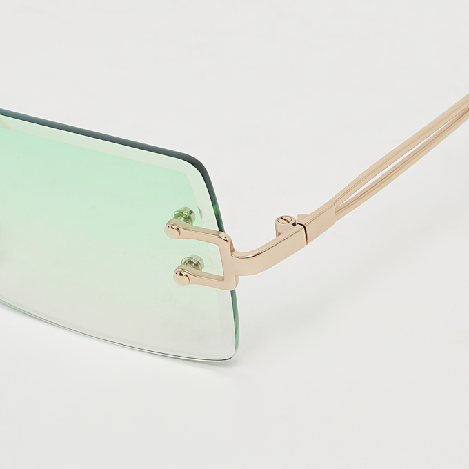 Karl Kani Rahmenlose Sonnenbrille grün 32279 3