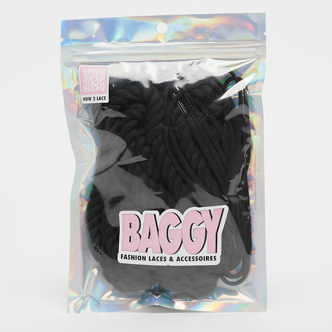 BAGGY Rope Laces 10mm Set 120cm zwart 32417 1