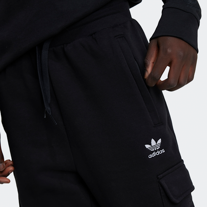 adidas Originals Fleece Cargohose Schwarz 32582 2