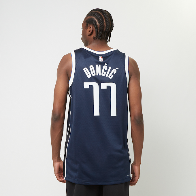 Jordan Luka Doncic Dallas Mavericks Statement Edition Dri-FIT NBA Swingman Trikot blau 32655 2