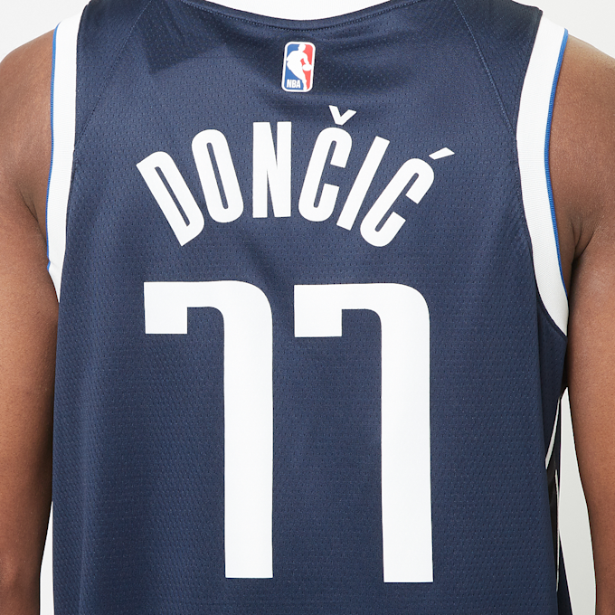 Jordan Luka Doncic Dallas Mavericks Statement Edition Dri-FIT NBA Swingman Trikot blau 32655 4