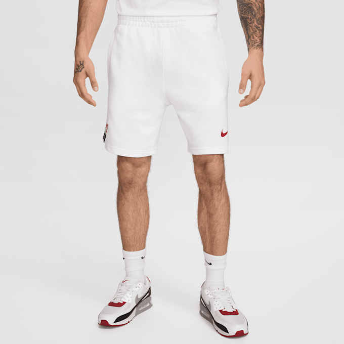Nike Sportswear Repeat French Terry Shorts biały 29599 1