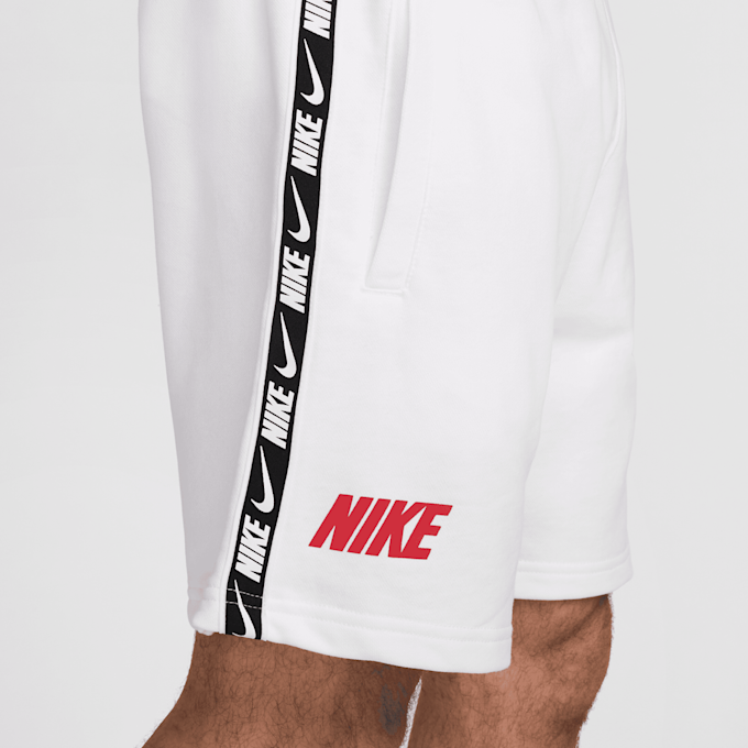 Nike Sportswear Repeat French Terry Shorts biały 29599 6