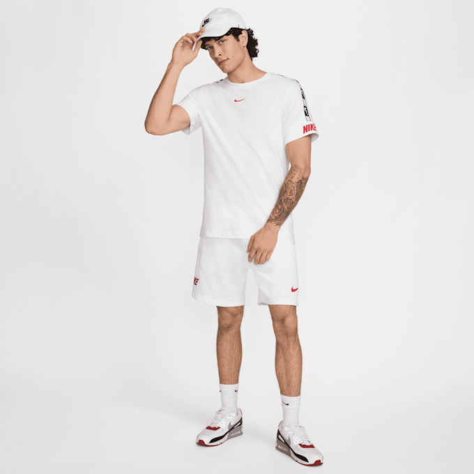 Nike Sportswear Repeat French Terry Shorts biały 29599 7