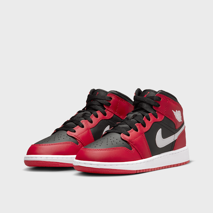 Jordan Air Jordan 1 Mid (GS) rouge 29627 4