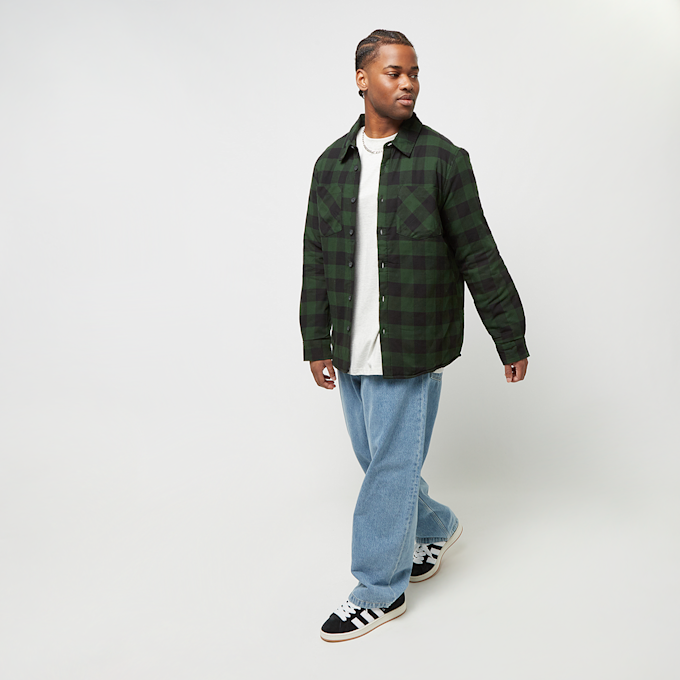Urban Classics Padded Check Flannel Shirt grün 29784 5