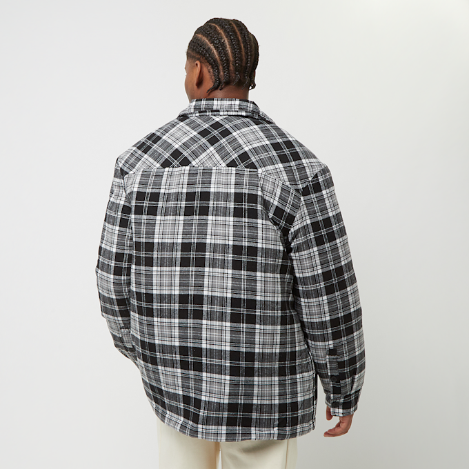 Urban Classics Padded Checked Shirt Jacket noir 29788 2