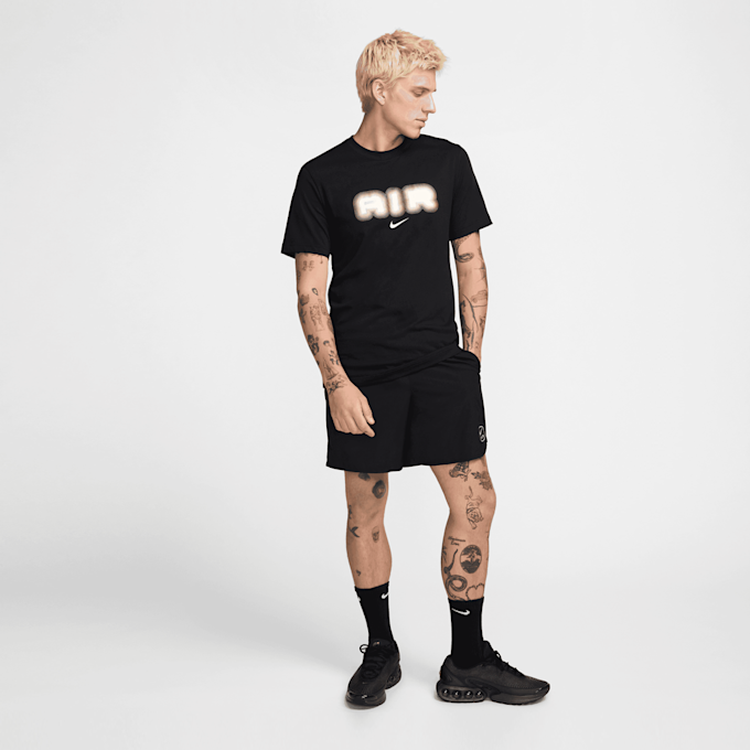 Nike Sportswear Swoosh Air Graphic T-Shirt Schwarz 29978 4